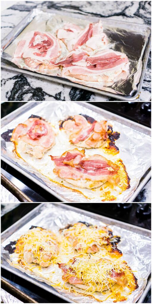 steps for making chicken bacon ranch
