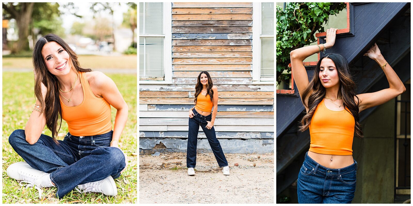 Kennedy's Downtown Savannah and Tybee Senior Session | Jaden Giorgianni ...