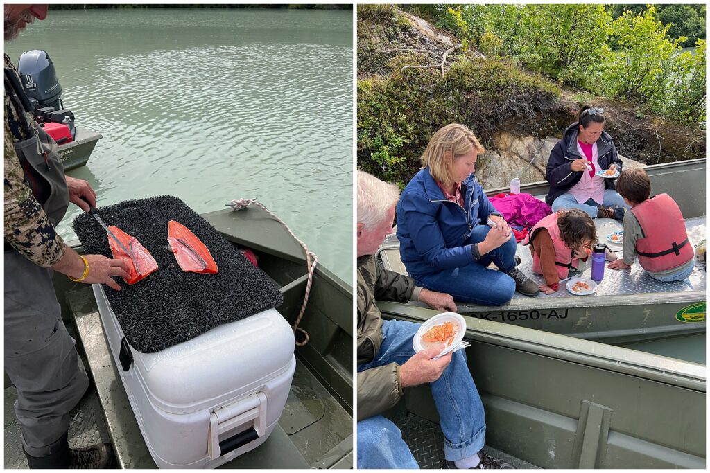 photos salmon fishing in Alaska with Talon Air Services